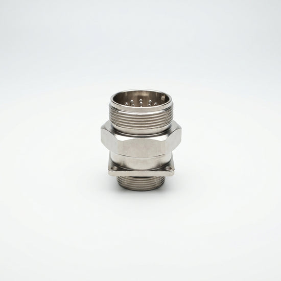 BIND 17-64191-843 DN20c RECEPTACLE METAL BLUE SIZE 5 IP 54/55 19P+G 15A 480 VAC/130 VDC 60 Hz