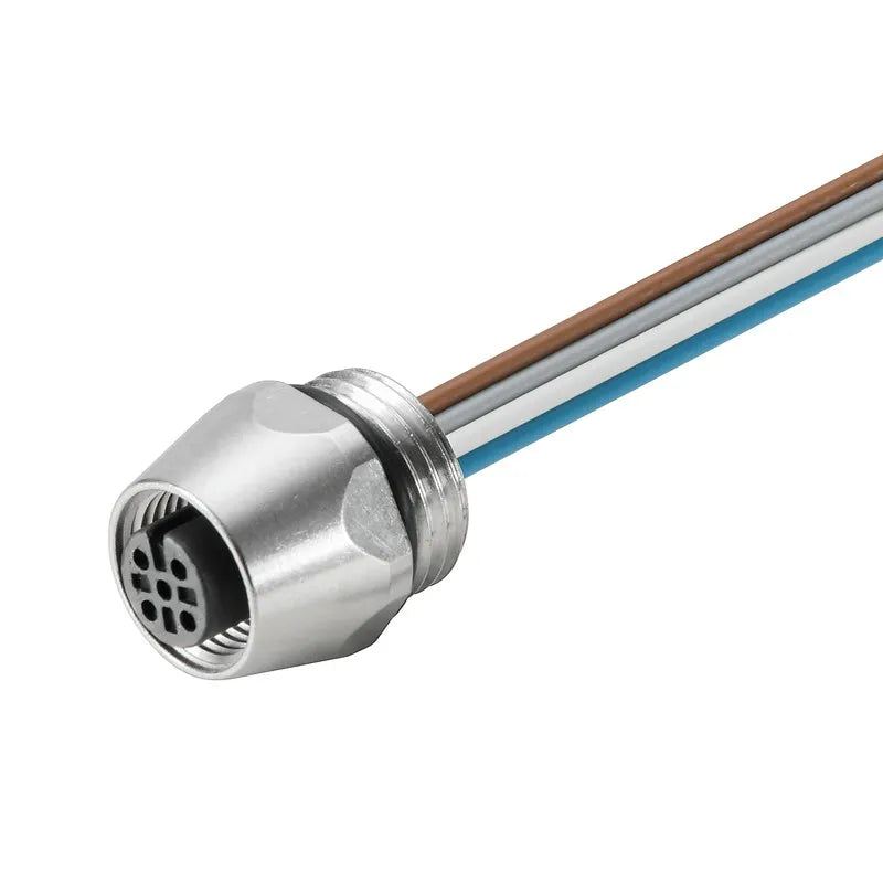 SAIE-M12B-4-0.5U-PG9 Conector de instalación hembra M12 4P PG9 0.5mt Codigo A