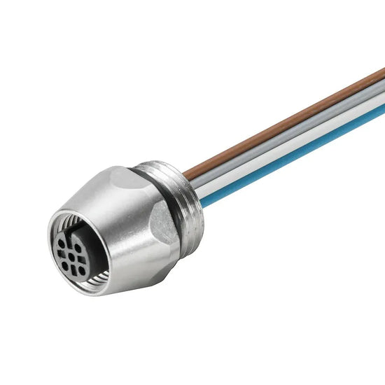 SAIE-M12B-4-0.5U-PG9 Conector de instalación hembra M12 4P PG9 0.5mt Codigo A