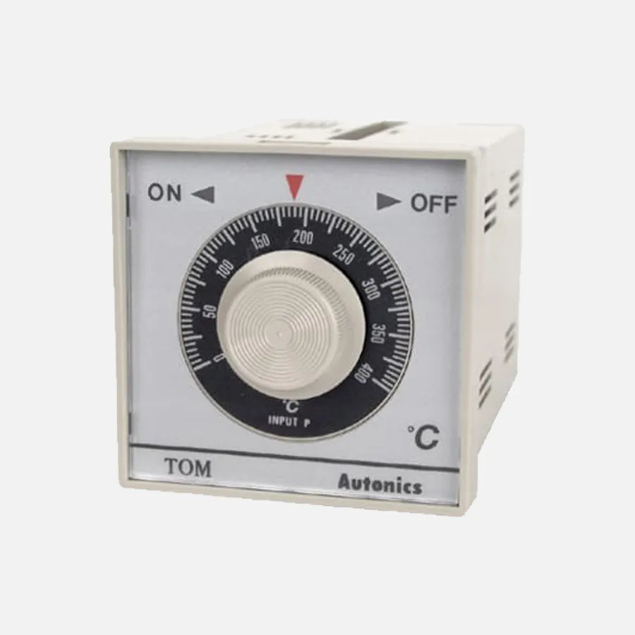TOM-F3RJ3C Control Temp análogo 72WX72H 0-300°C tipo-J 100-240VCA Relay