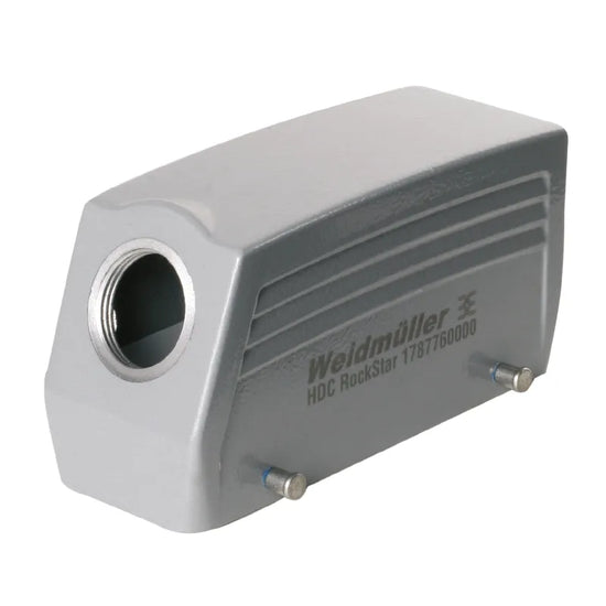 HDC 24B TSBU 1M25G Capota con salida lateral 24P 2Ganchos Grupo 8 1xM25 IP65