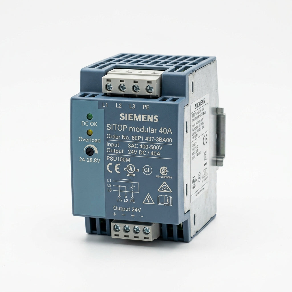 SIEMENS 6EP1 437-3BA00 FUENTE DE ALIMENTACIÓN TRIFÁSICA