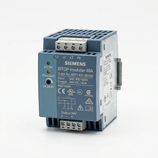 SIEMENS 6EP1 437-3BA00 FUENTE DE ALIMENTACIÓN TRIFÁSICA