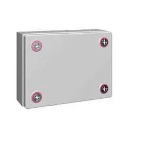 KX Caja de bornes de chapa de acero 150Hx200Wx120Dmm IP66 RAL7035 Sin placa.Mont