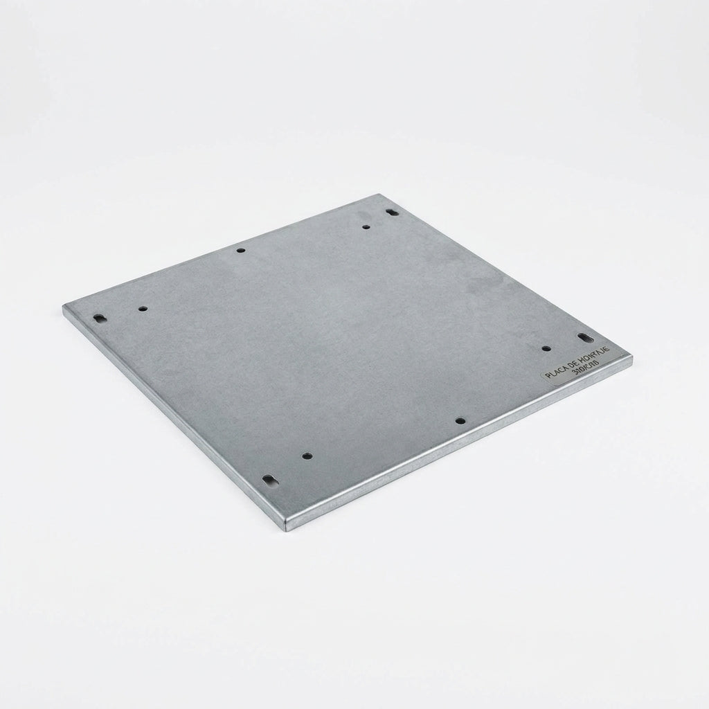 Placa de montaje de chapa de acero galvanizada Para 300Hx300Wmm 1 pieza