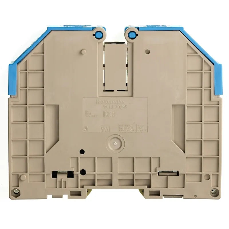 WDU 70/95 BL Clema de paso en color azul 95mm² 6AWG-2/0 232A 1000VCA