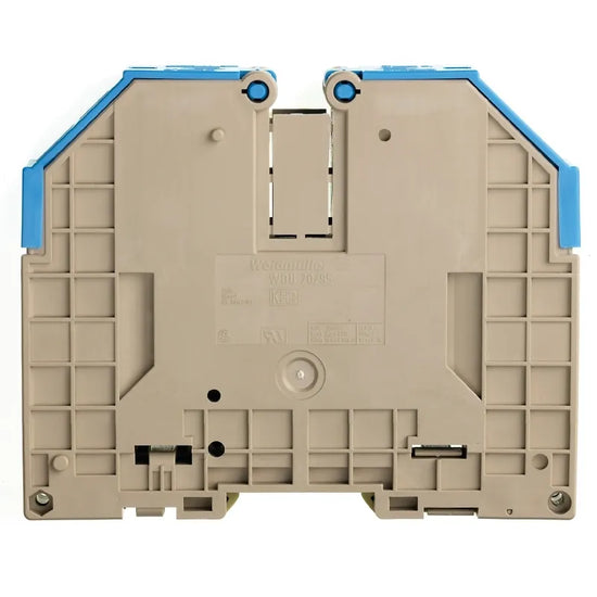 WDU 70/95 BL Clema de paso en color azul 95mm² 6AWG-2/0 232A 1000VCA