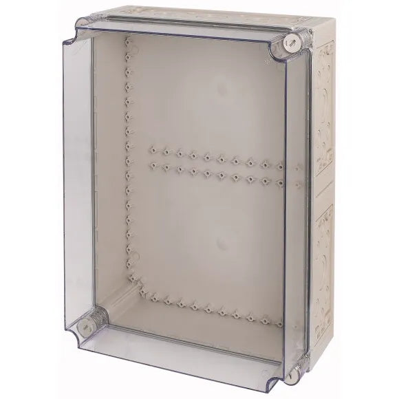 CI45E-200 Caja con tapa transparente y perforaciones 500Hx375Wx225D IP65