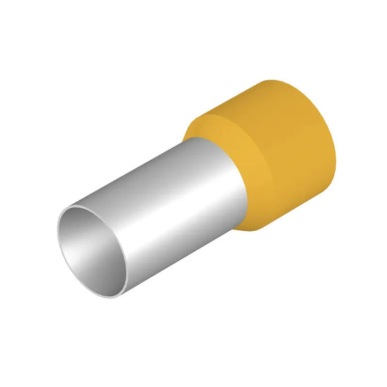 H150,0/54 GE Terminal tipo ferrul aislado 54L 150mm² 300 MCM W-Amarillo 25PZ