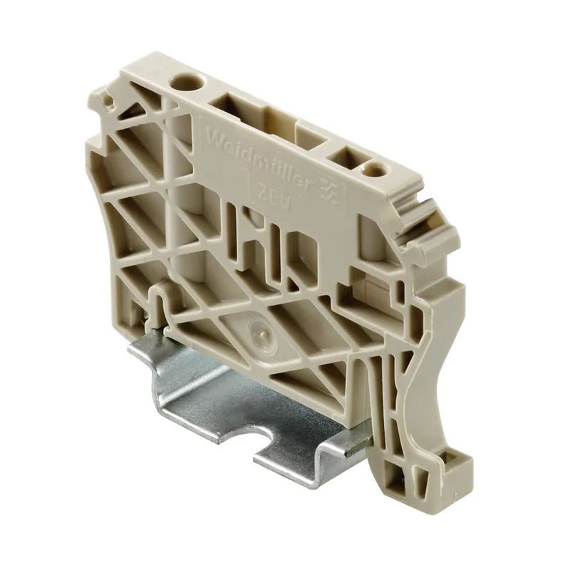 ZEW (6 mm) Tope final para montarse en Riel DIN TS 35 Color beige