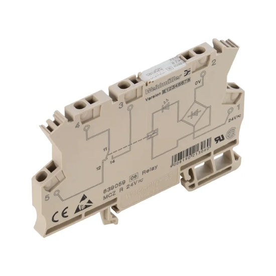 MCZ R 24Vdc 1CO TRAK Relé aplicaciones ferroviarias 6.1mm 24VCD 1CO 1NA1NC 6A 25