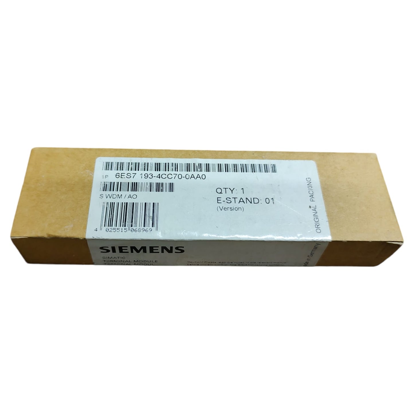 Siemens 6ES7 193-4CC70-0AA0 módulo terminal