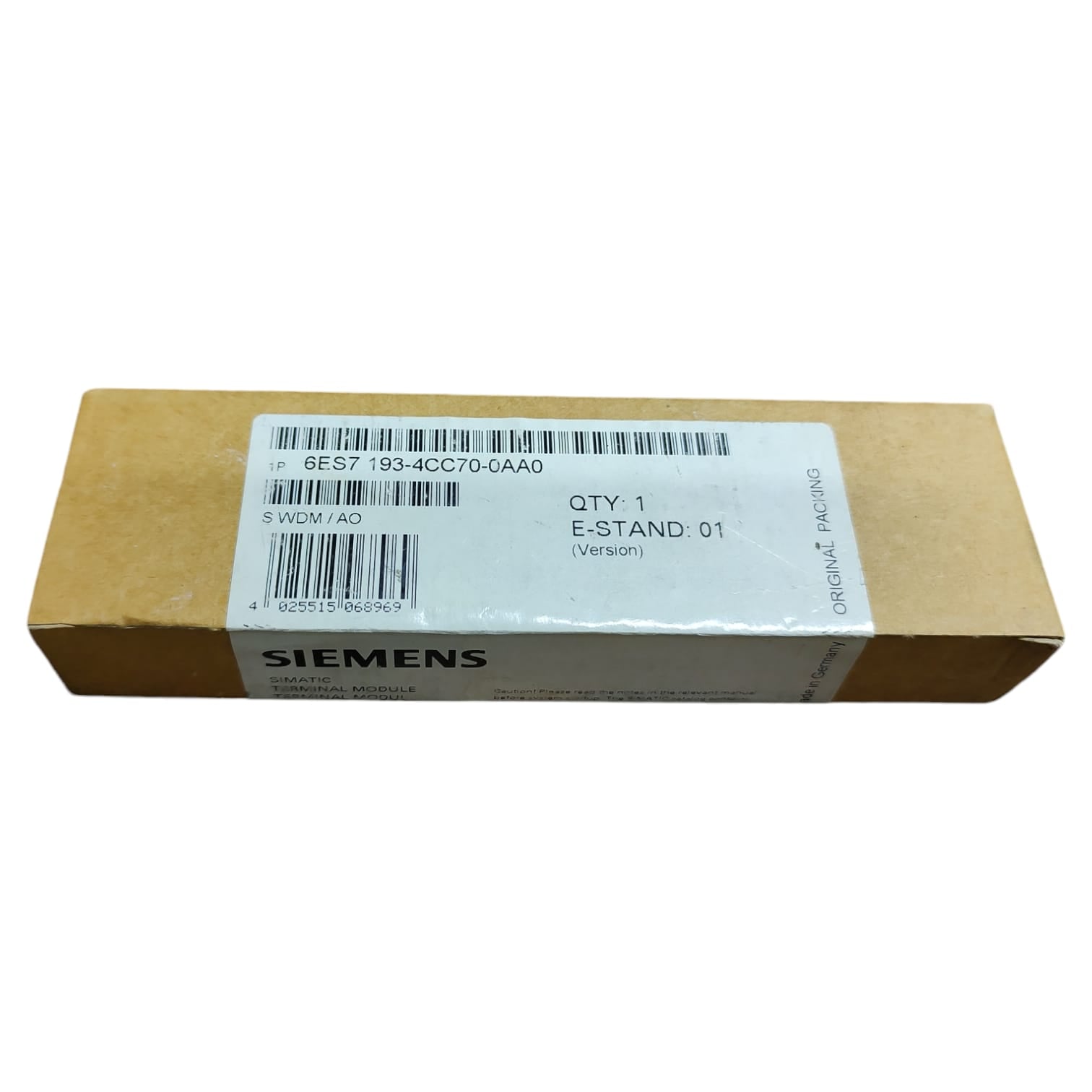 Siemens 6ES7 193-4CC70-0AA0 módulo terminal