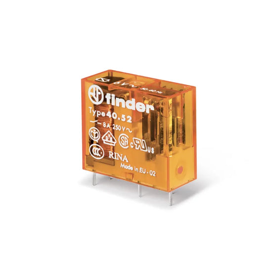 Relevador para circuito impreso 8 pines 48VCD 2CO 2NA2NC AgNi 8A 250V