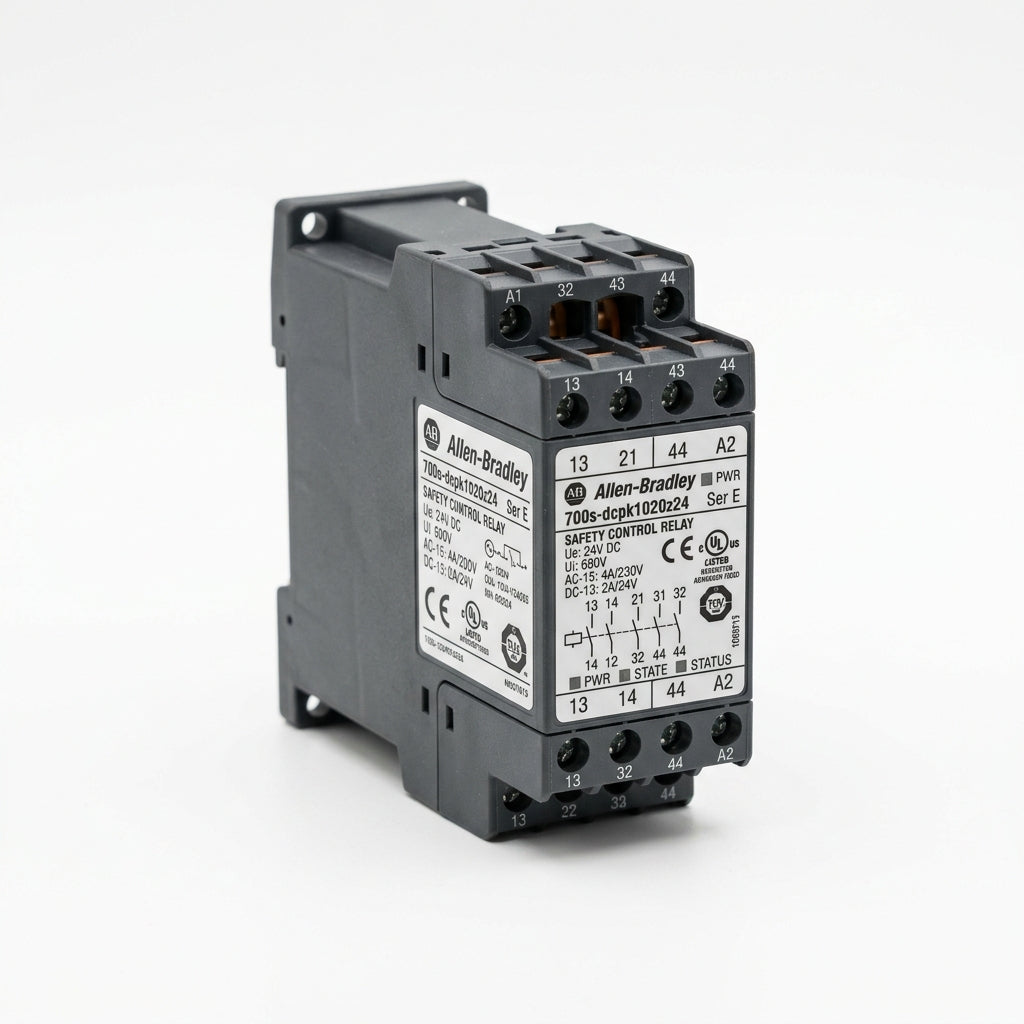 Allen Bradley 700s-dcpk1020z24 Ser E relé de control de seguridad