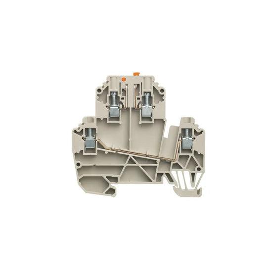 WDK 2.5/TR-DU Clema 2-Pisos seccionable 2.5mm² 30-12AWG 24A 500VCA Beige