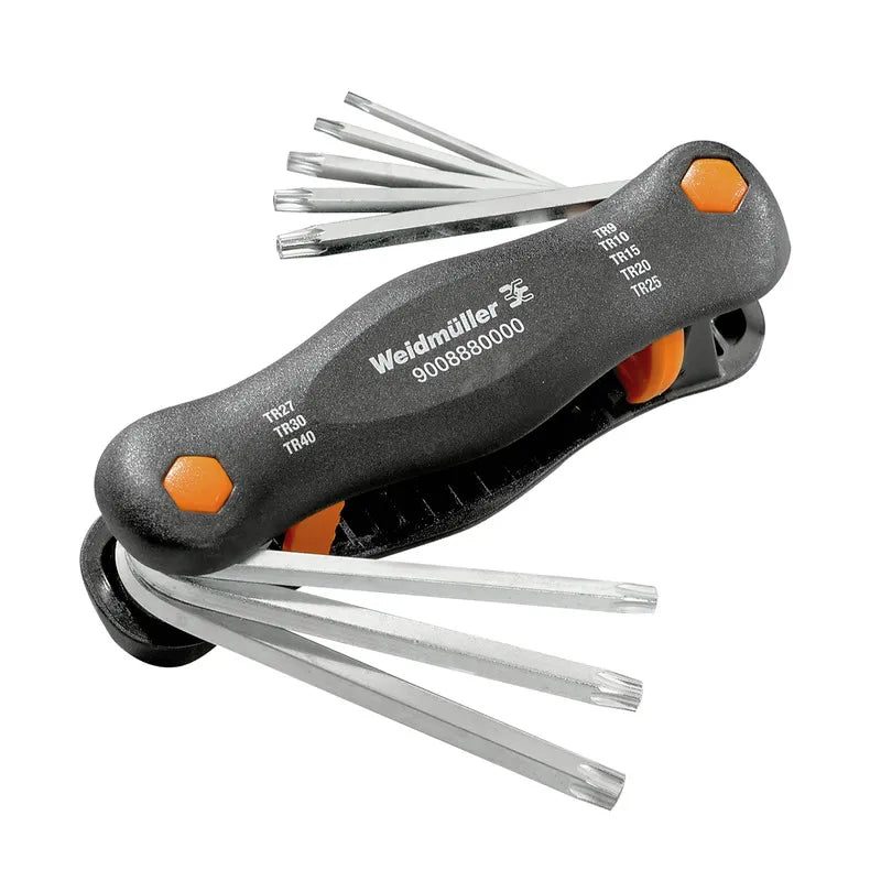 TH-S 9-40 Juego de llaves Allen Torx®-TH de 8 piezas
