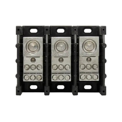 Bloque de distribucion modular 3 polos 380A 600VAC/DC 10 kA