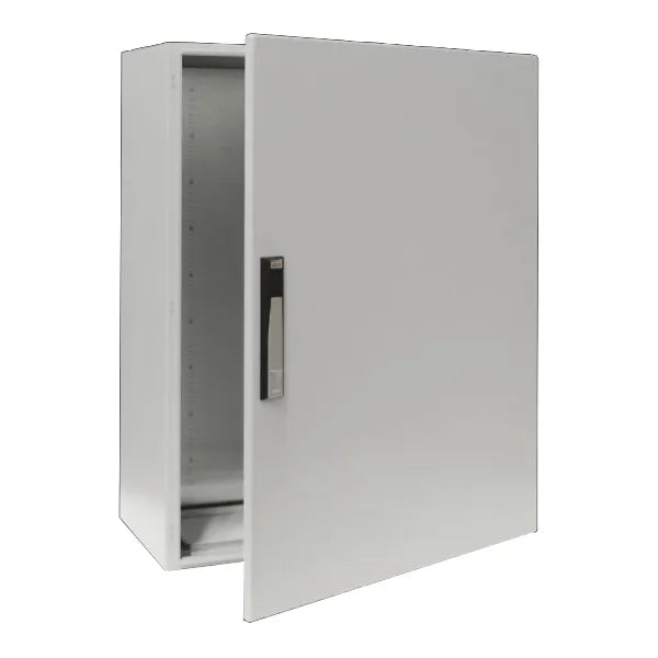 CM Armario compacto de chapa de acero 1000Hx800Wx400Dmm 1 Puerta IP55 RAL7035