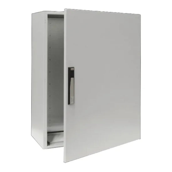 CM Armario compacto de chapa de acero 1000Hx800Wx400Dmm 1 Puerta IP55 RAL7035