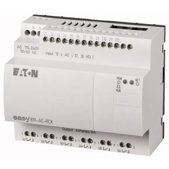 EASY819-AC-RCX RELE 12E 6S 230V S/DISPLA