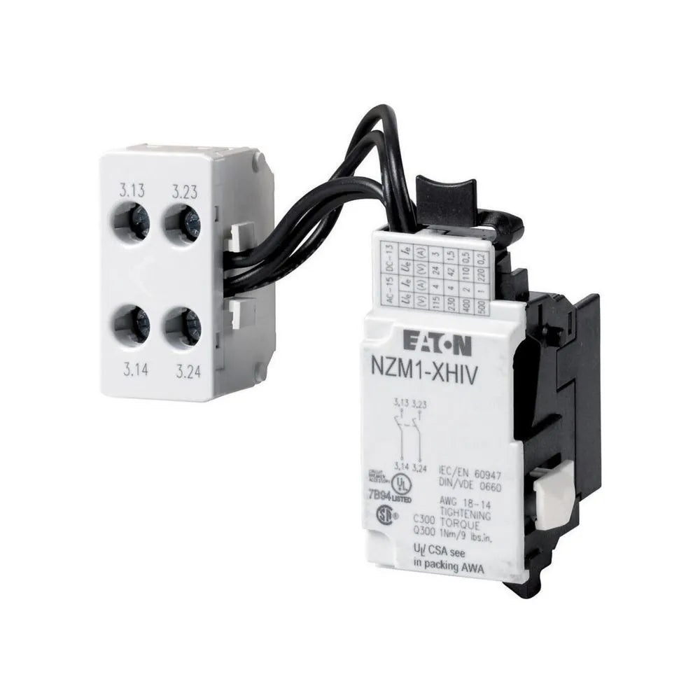 NZM1-XHIV Contacto auxiliar 2NA cierre adelantado 4A 500VAC/220VDC tornillo