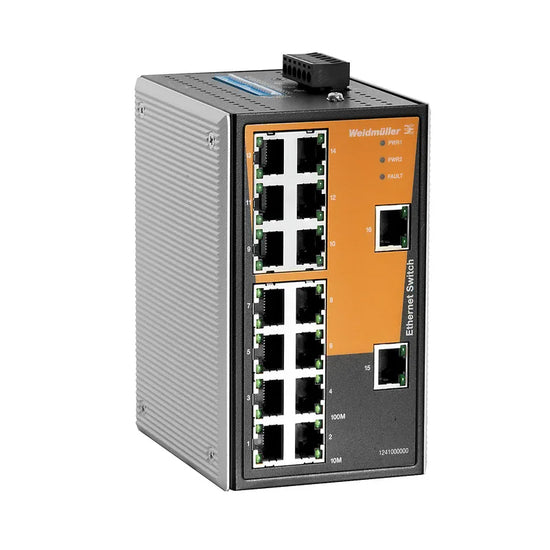 IE-SW-VL16-16TX Fast Ethernet Switch no gestionado de 16 puertos RJ45 -10~60°C