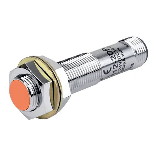 PRCM12-2DP Sensor inductivo M12 SN 2mm Rasante 24VCD PNP NA T/conector IP67