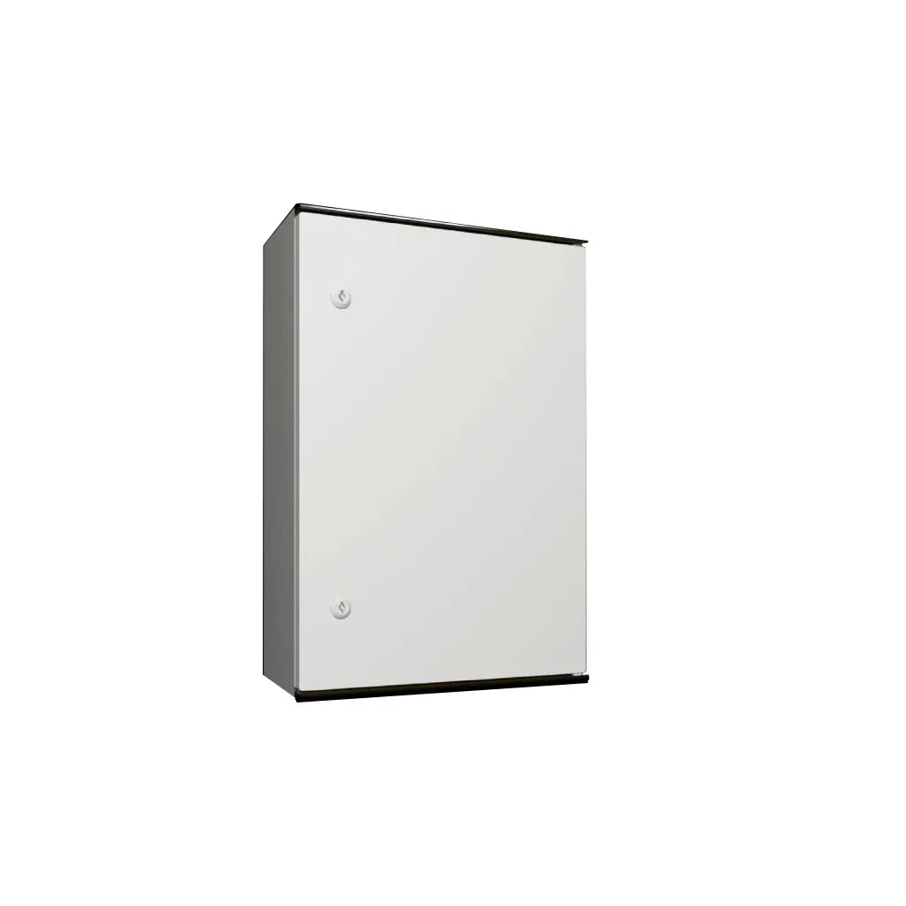 KS Gabinete mural de poliester 1P 600Hx400Wx200Dmm RAL7035 IP66 NEMA 4X