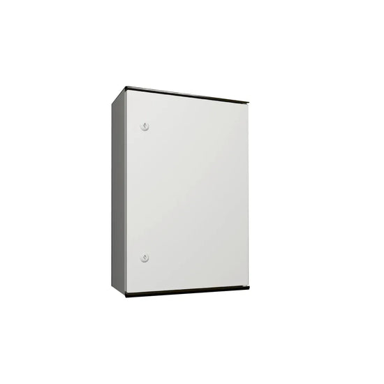 KS Gabinete mural de poliester 1P 600Hx400Wx200Dmm RAL7035 IP66 NEMA 4X
