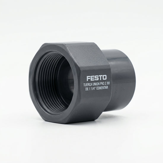 FESTO TUERCA UNION PVC C 80 DE 1 1/4" CEMENTAR