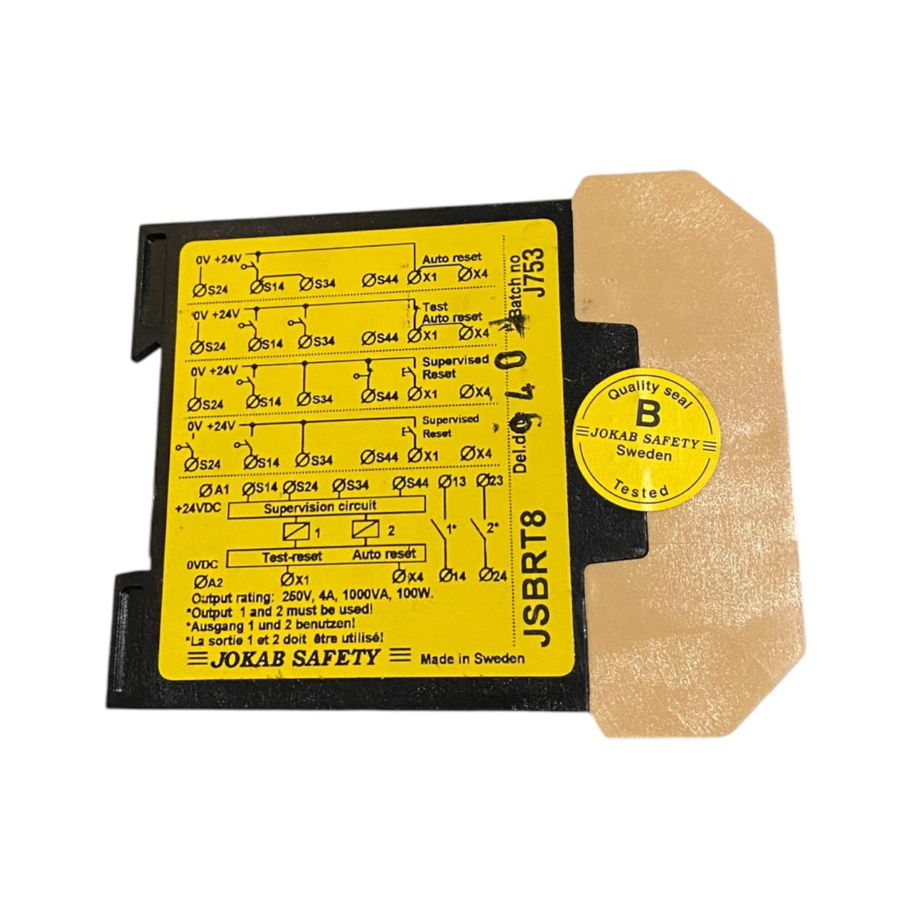 Jokak safety JSB RT8 relevador de seguridad