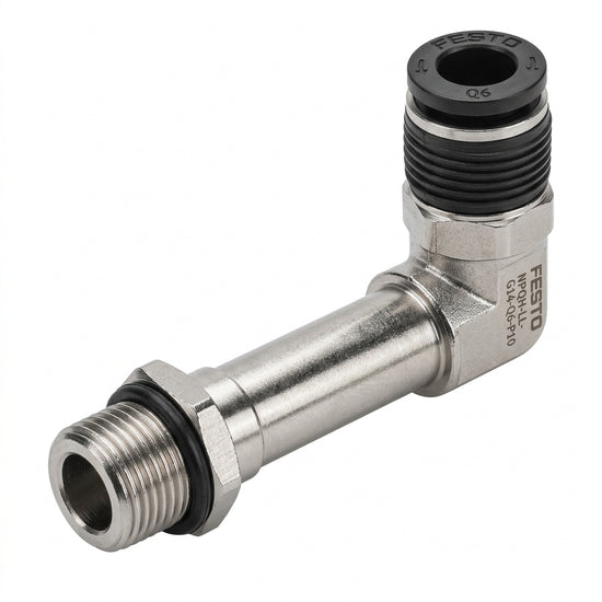 FESTO Racor rápido roscado en L largo NPQH-LL-G14-Q6-P10