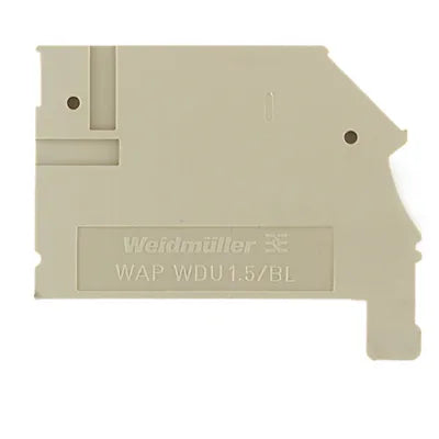 WAP WDU1.5/BLZ/ZA Tapa final beige para clema WDU 1.5,2.5/BLZ,ZQV/BLZ 5.8