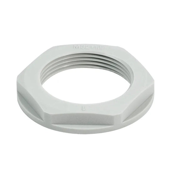 SKMU M25-K GR Contratuerca de plástico para glandula M25 Color gris
