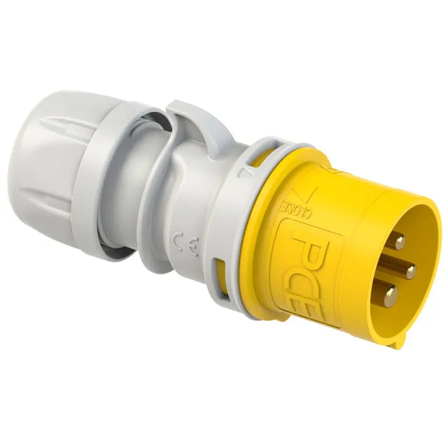 1101 Clavija aerea 2P+T 4H 16A 110V IP44 Amarillo