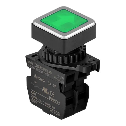 CUADR VERDE IZQ-DER 30mm NA RAZ  12-24V