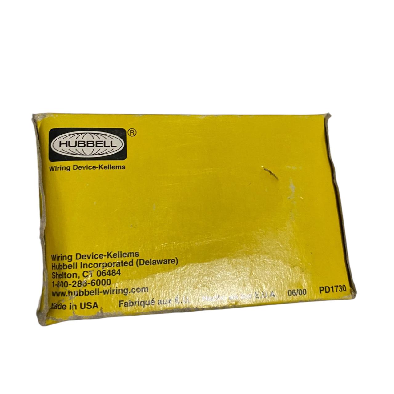 Hubbell HBL2621 enchufe de bloqueo