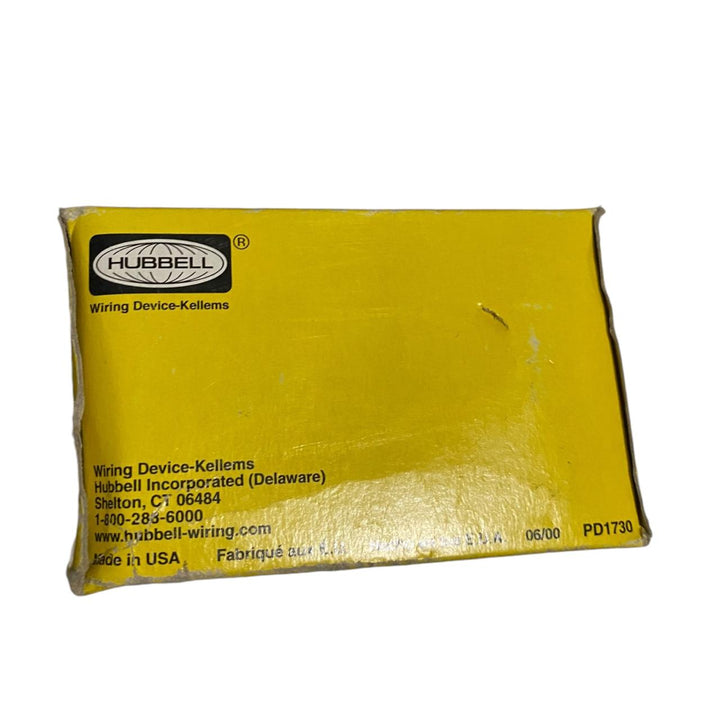 Hubbell HBL2621 enchufe de bloqueo