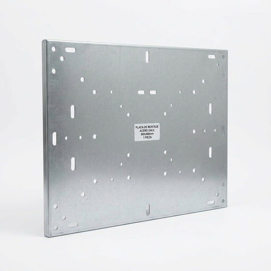 Placa de montaje de chapa de acero galvanizada Para 800Hx600Wmm 1 pieza