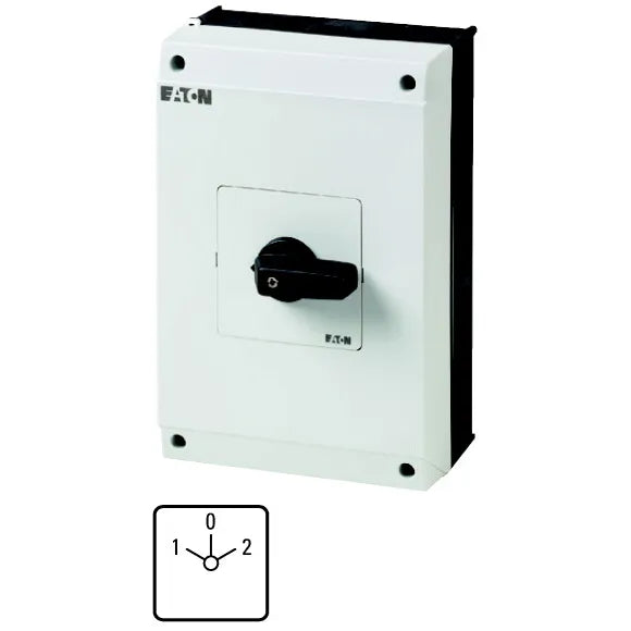 T5B-3-8212/I4 Interruptor CAM transferencia secuencia 1-0-2 3P 63A con caja IP65