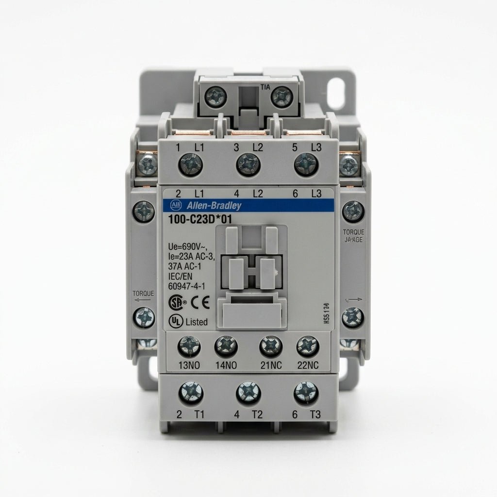 Allen Bradley 100-c23d*01 contactor trifásico IEC Sin Tapa Frontal