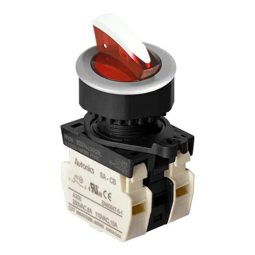 SELILUM C/RET 3P 30mm ROJ 2NA12-24V60°