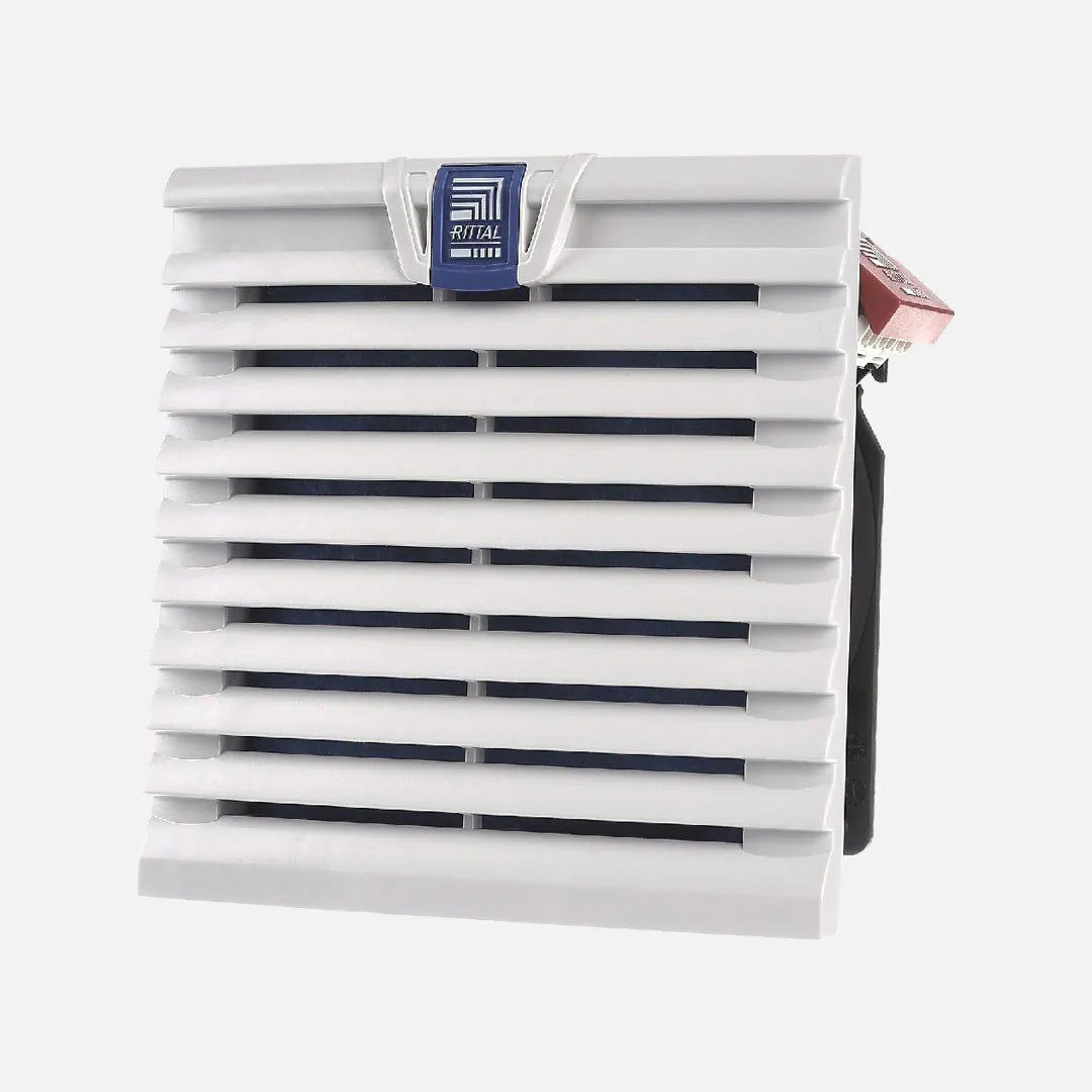 SK Ventilador con filtro TopTherm 66m³/h 148.5×148.5mm 230VCA RAL 7035