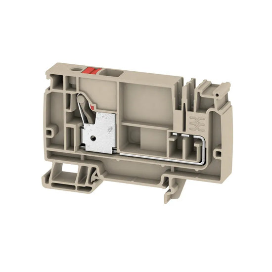 AAP21 10 LO RD Clema de alimentación 1X1 10mm² 20-6AWG 57A 250VCA Beige