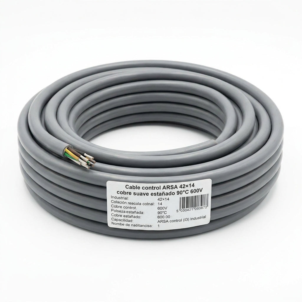 Cable control ARSA 42×14 cobre suave estañado 90°C 600V