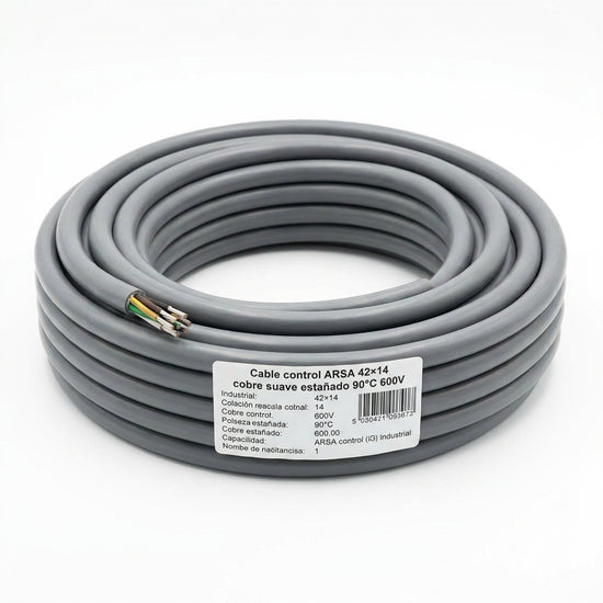 Cable control ARSA 42×14 cobre suave estañado 90°C 600V