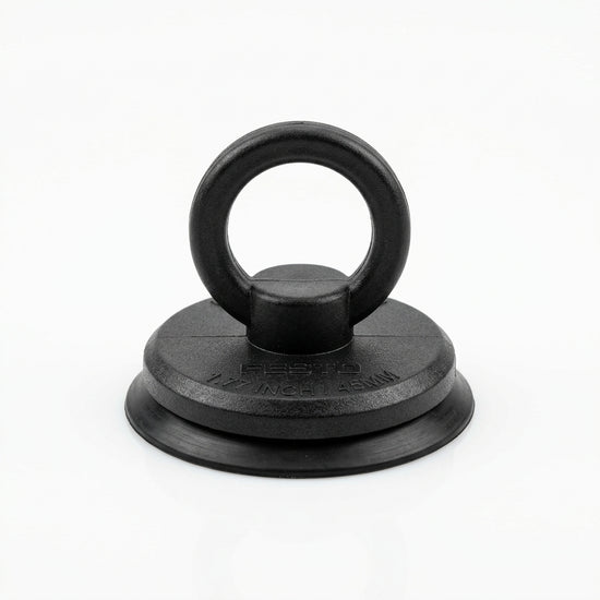 FESTO Ventosas 10PCS 1.77 pulgadas Almohadillas de ventosas de plástico con anillo de tracción para parasol de vidrio para automóvil Negro