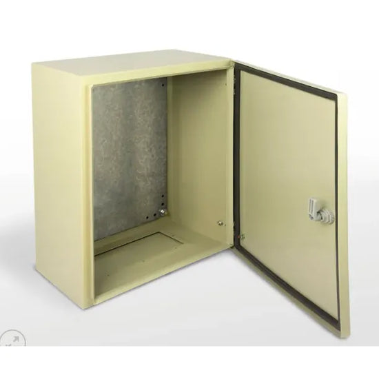 Gabinete mural de chapa de acero 1P 600Hx600Wx300Dmm RAL7032 IP65 NEMA 12