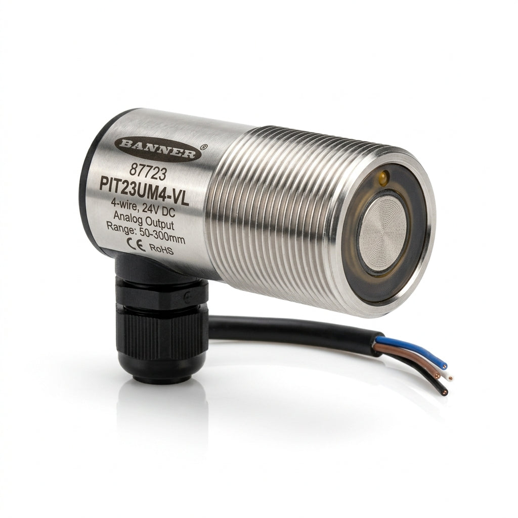 Banner 87723 Pit23um4-vl sensor de fibra óptica